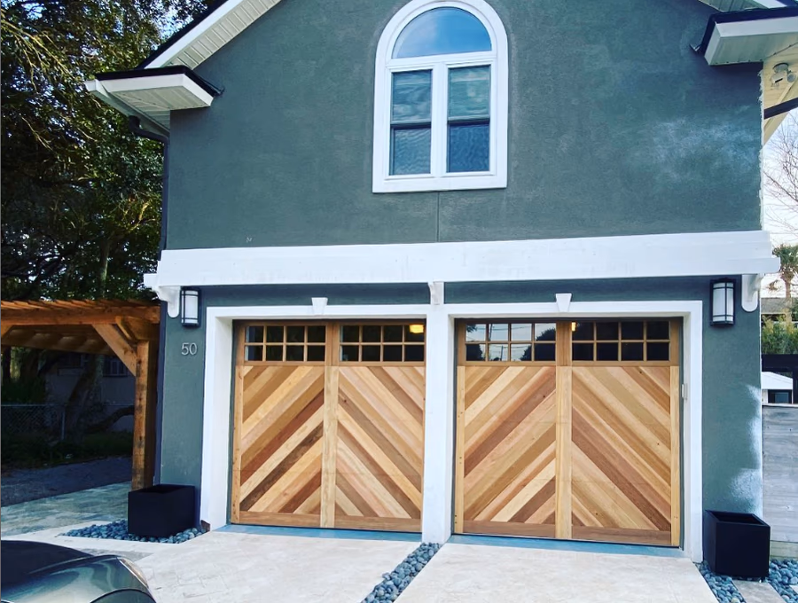 Custom Built Overlay Doors