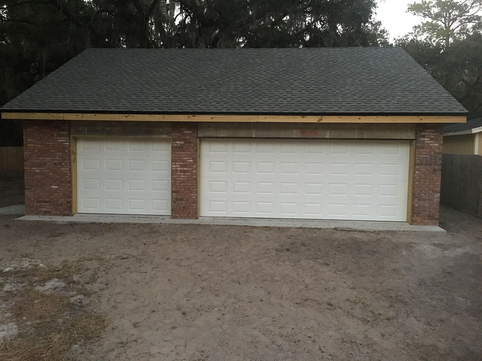 High-lift garage doors